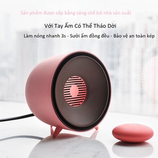 Máy Sưởi Mini Phụ Kiện Thời Trang Cao Cấp, Máy sưởi ấm cầm tay, Bánh sưởi tháo dời giúp hâm nóng nhanh