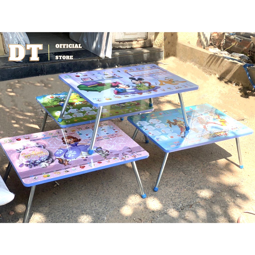 Bàn Học Sinh Nội Thất DT Chân Gấp Xếp 50cm x 70cm x 30cm