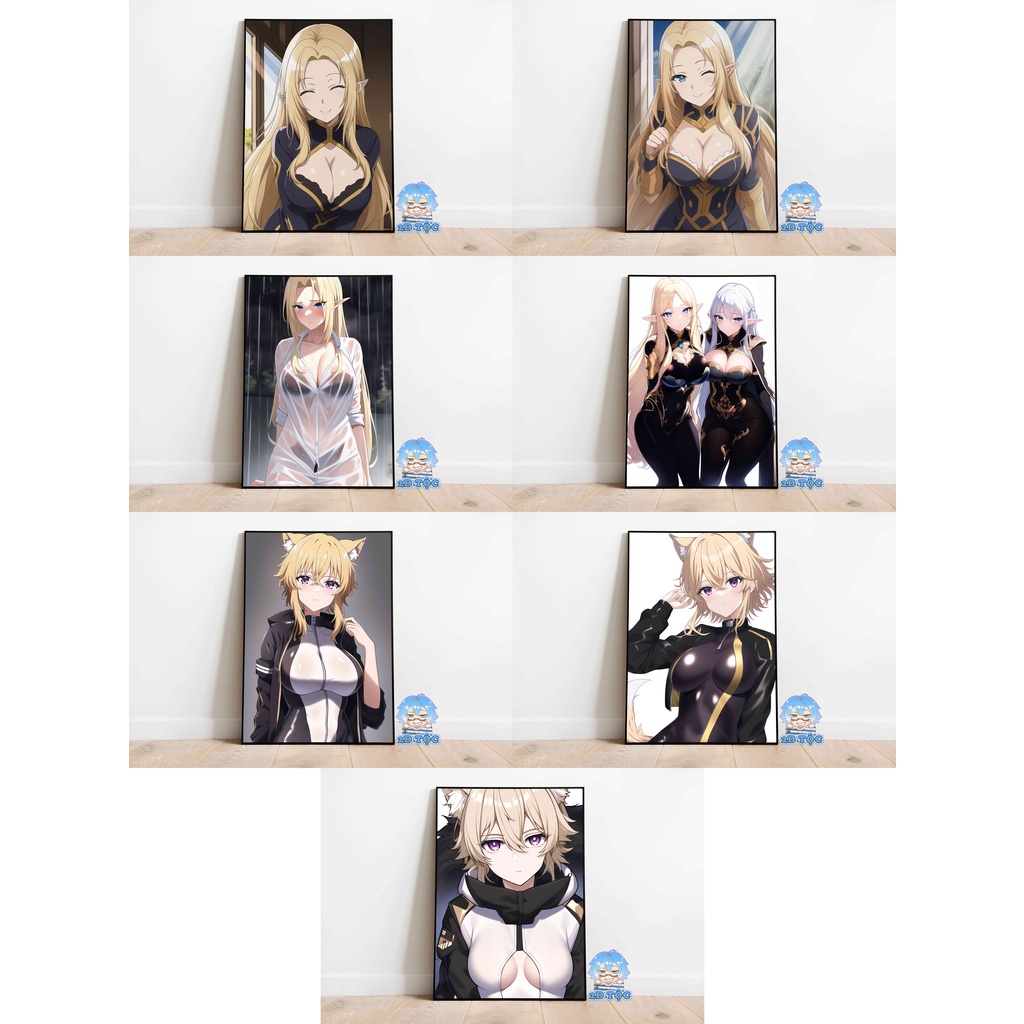 Tranh Poster A3 Anime Manga Kage no Jitsuryokusha ni Naritakute (3) Chất Liệu Giấy Cao Cấp – 2DTộc Shop