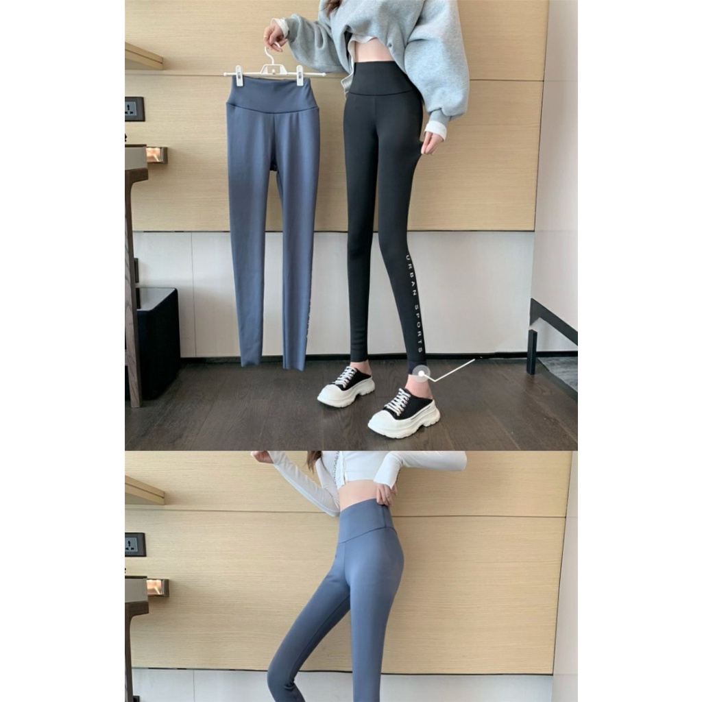 Quần Legging Lưng Cao Dáng Ôm Thời Trang Thu Đông Cho Nữ