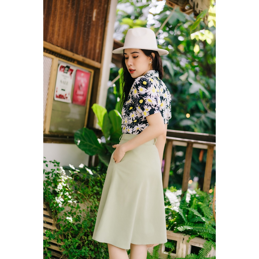 MINX - Áo Selena Floral Shirt