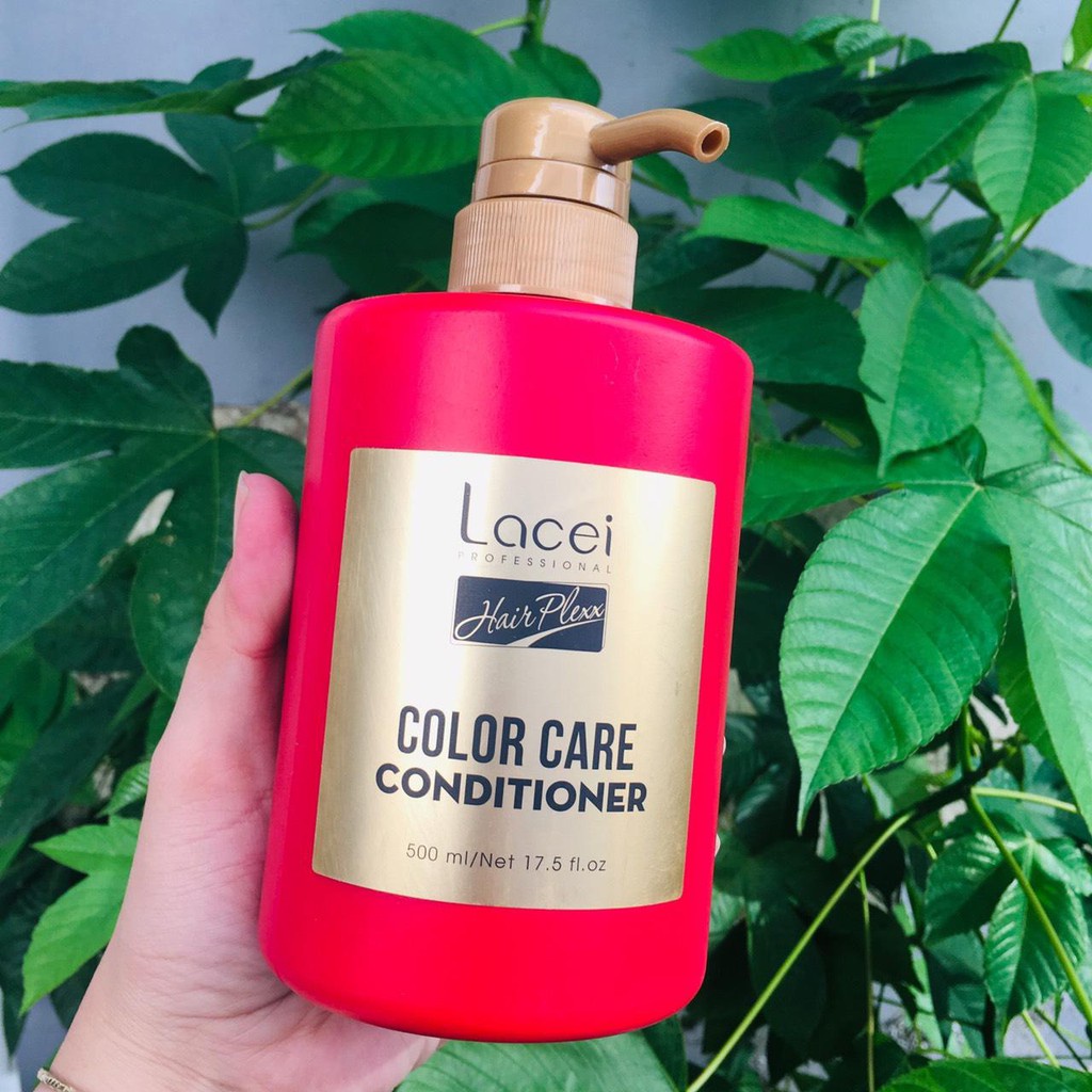 BỘ DẦU GỘI VÀ DẦU XẢ LACEI ĐỎ GIỮ MÀU TÓC-SIÊU MƯỢT-THƠM LÂU 500MLx2