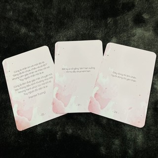 Bài Bài Nhắc Nhở Haletu Pink (Rose) (Guu Tarot Shop)