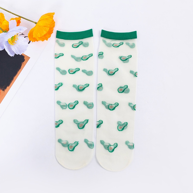 Vớ Mỏng Cổ Cao Thoáng Khí Thấm Hút Mồ Hôi Thời Trang Xuân Hè Cho Bé