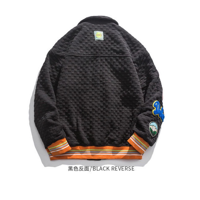 Áo Khoác Bóng Chày Dáng Rộng Phong Cách Mới Thời Trang Xuân Thu Cho Nam varsity jacket áo varsity jacket áo khoác varsity jacket varsity jacket nam varsity jacket 2hand áo varsity jacket nam varsity jacket bomber