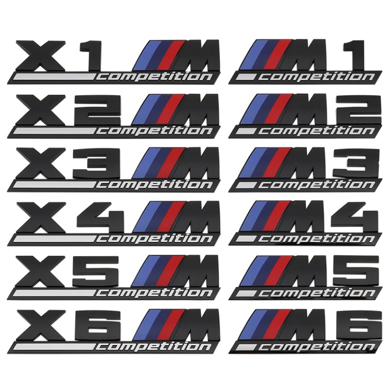 Miếng Dán Trang Trí Thân Xe Hơi BMW M Power M1 M2 M3 M4 M5 M6 M7 M8 X1M X2M X3M X4M X5M X6M
