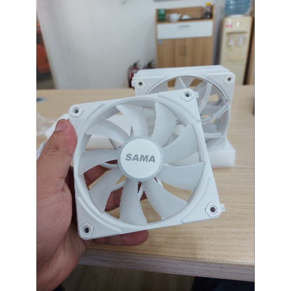 QUẠT MÁY TÍNH LED RGB PC KHÔNG DÂY UNI FAN SAMA UF1203
