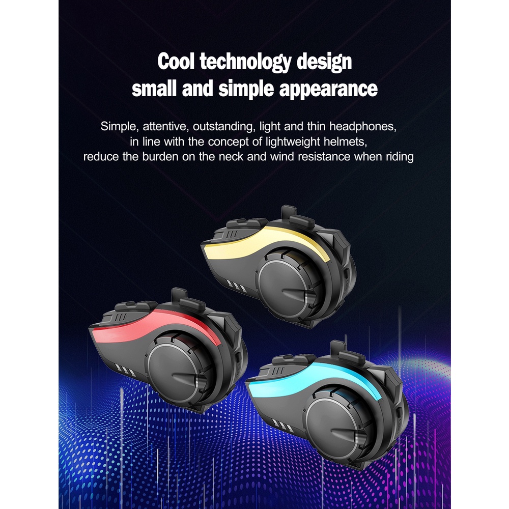 Mũ Bảo Hiểm Tích Hợp Liên Lạc Điện Đàm Hysnox HY-02 2KM 6 Riders 5.0 Bluetooth Và Đài FM Radio VS Freedconn T max / Freed