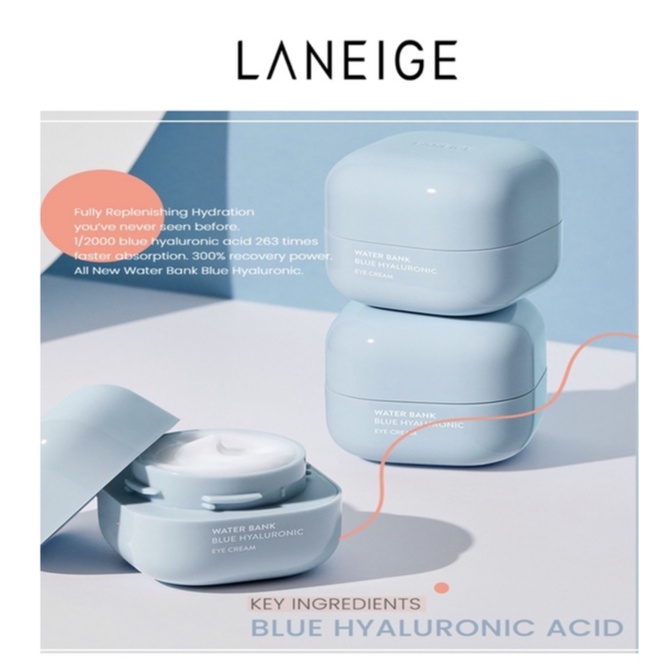 Kem Dưỡng Da Mắt Hyaluronic Acid LANEIGE 25ml
