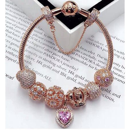 Bộ Vòng Tay Bạc 925 Hình Bông Tuyết Pha Lê Phong Cách Mới Và Quà Tặng Cho Bạn Gái Không Cần Giao Hàng ne 66GF5R26