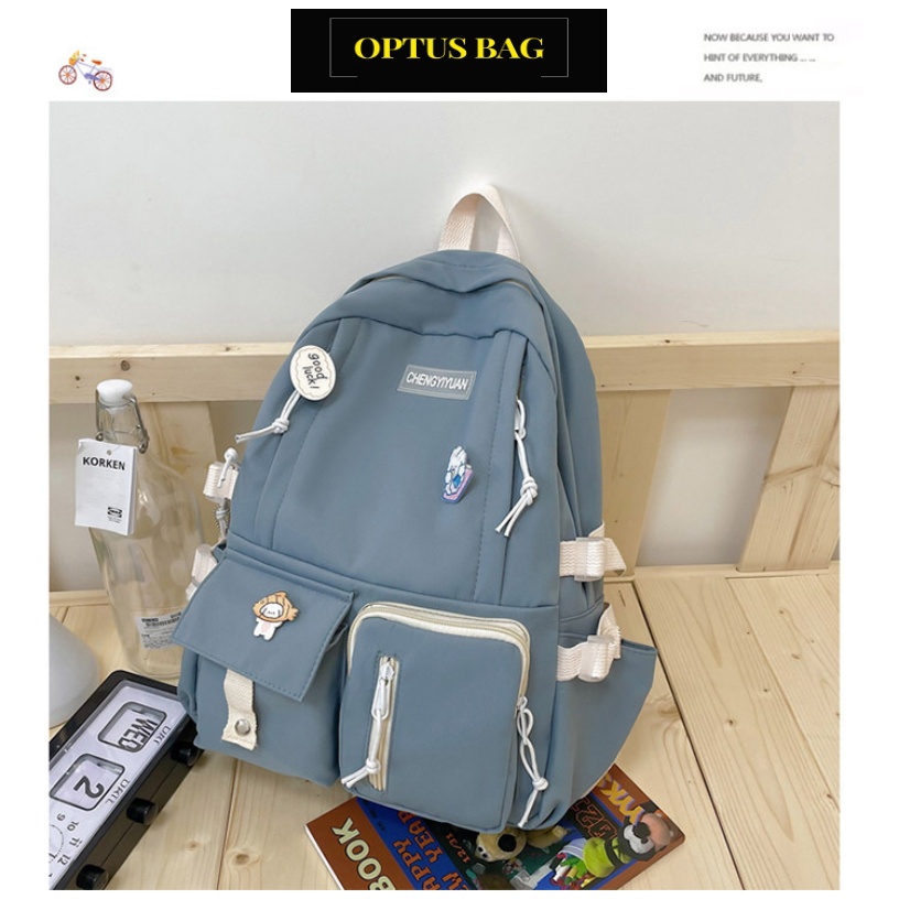Balo nữ nam balo đi học nhiều ngăn, đẹp đi chơi đựng laptop phong cách ulzzang unisex ULZ010