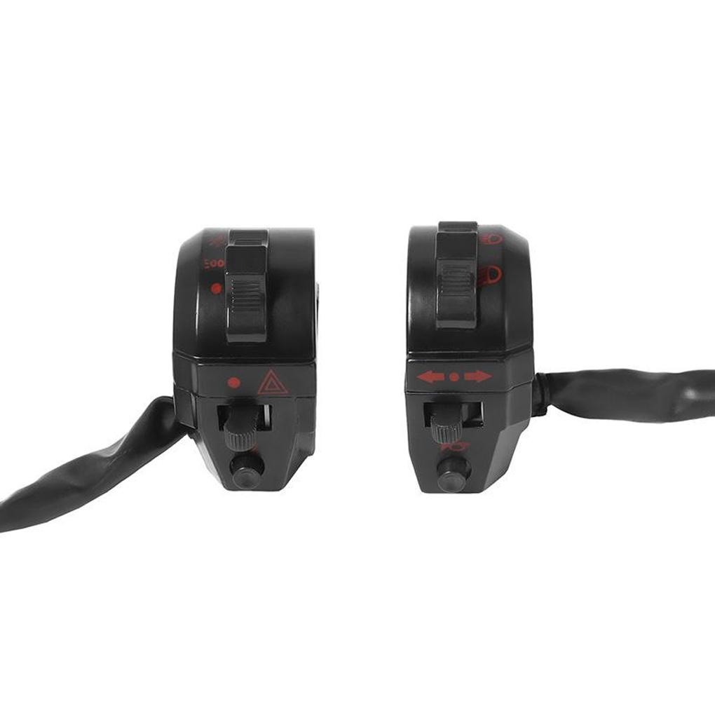 1 Cặp Công Tắc Điều Khiển Đèn Tín Hiệu Gắn Tay Lái Xe Máy