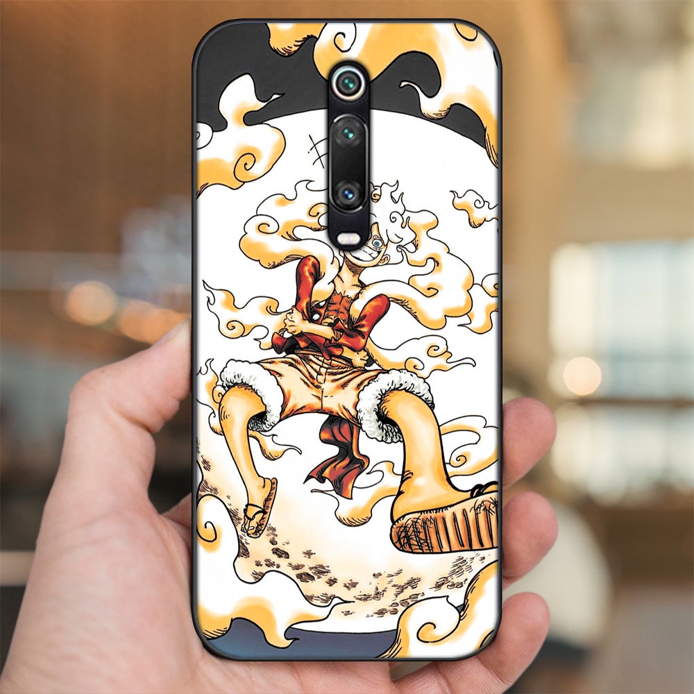 Ốp lưng Xiaomi K20, K20 Pro, Mi 9T viền đen in hình Luffy Gear 5 Nika One Piece Đảo Hải Tặc