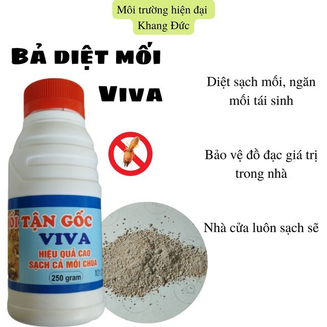 Thuốc Diệt Mối Tận Gốc Viva Dạng Bả Sạch Cả Mối Chúa Dễ Làm Bả Dẫn Dụ Mối Ăn Truyền Bệnh Lây Lan Tiêu Diệt Cả Đàn