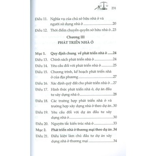 Sách :Luật Nhà Ở (Sửa đổi, bổ sung năm 2019, 2020, 2022)