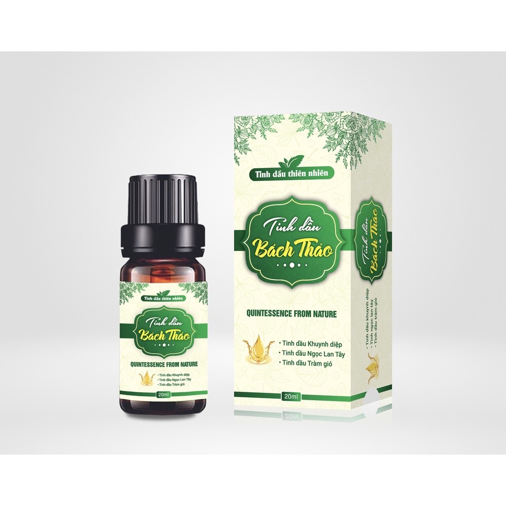 Tinh dầu Bách Thảo bôi ho, sổ mũi, khò khè cho bé