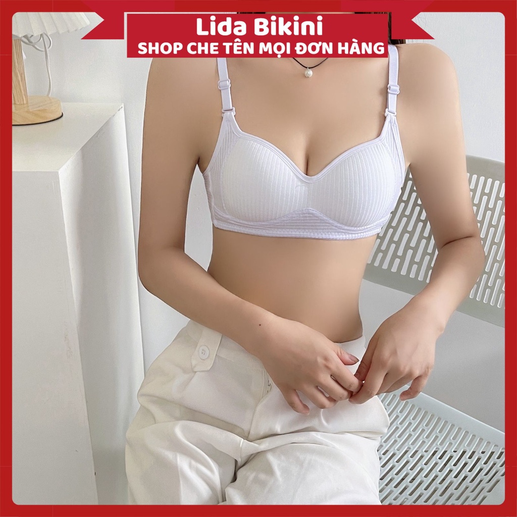 Áo Lót Nữ Sinh Lidabikini Cao Cấp Thiết Kế Không Gọng Đệm Mỏng Mềm Mại Mã Al53