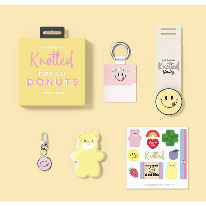 Bảng Màu Thắt Nút Kèm Túi Đựng Cho Samsung Galaxy Z Flip 3 X