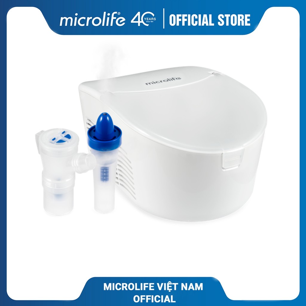 Máy Xông Mũi Họng MICROLIFE NEB PRO 2 in 1 Xông Và Rửa Sạch Khoang Mũi " Bảo Hành 3 Năm Chính Hãng