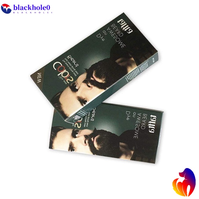 Kem Nhuộm Lông Mày Và Râu Màu Đen Tự Nhiên Dùng 1 Lần Kèm Găng Tay Tiện Dụng