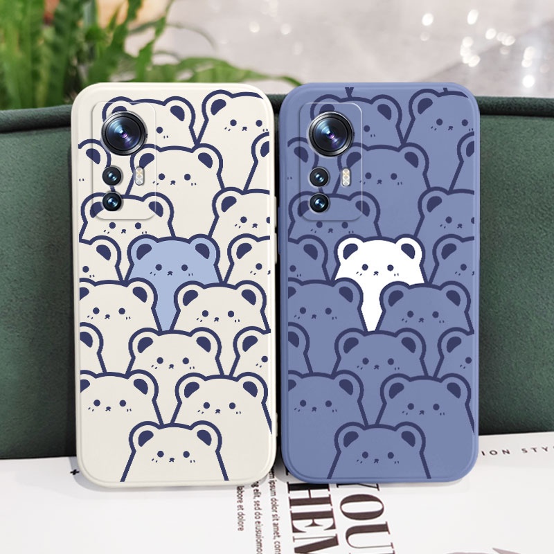 Ốp Điện Thoại Hình Gấu Sáng Tạo Cho Xiaomi Mi 12 12X 12S 11 Pro Lite Ultra 11Lite