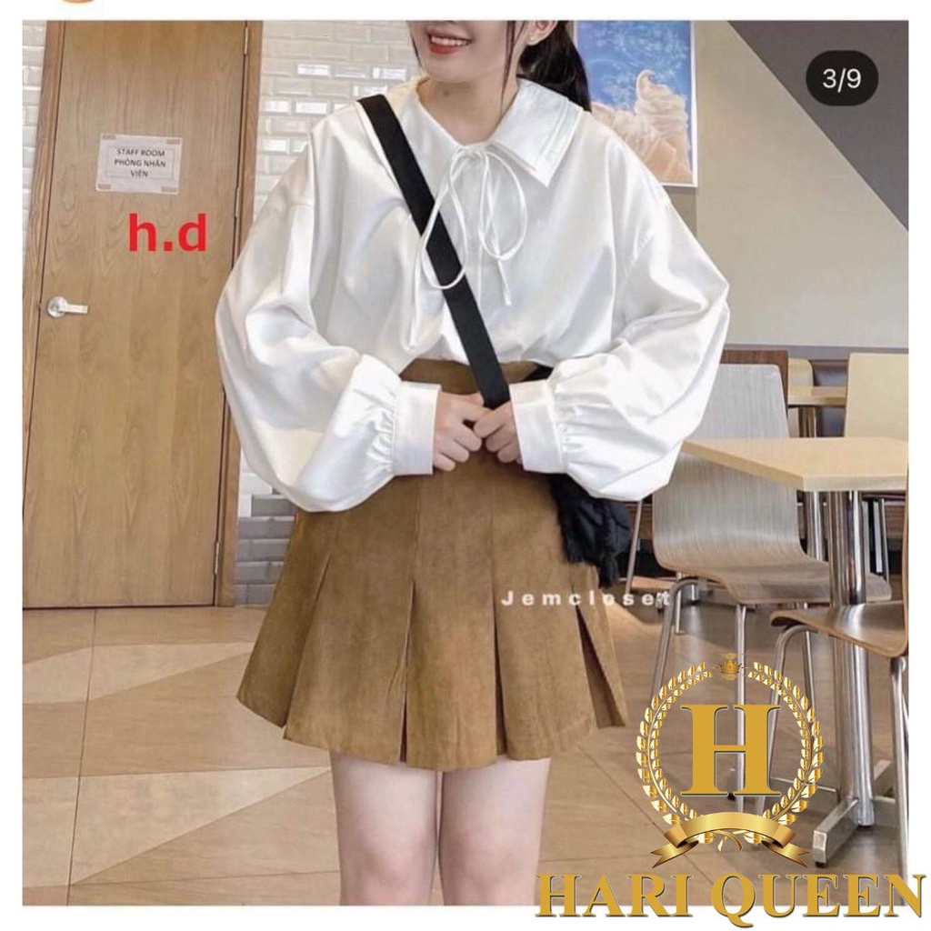 Áo sơ mi nơ cổ siêu đẹp HDA0421