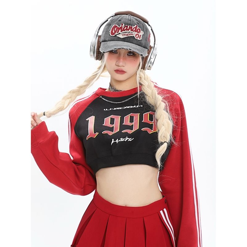 Áo Sweater Cổ Tròn In Chữ Thời Trang Mùa Thu 2022 Cho Nữ