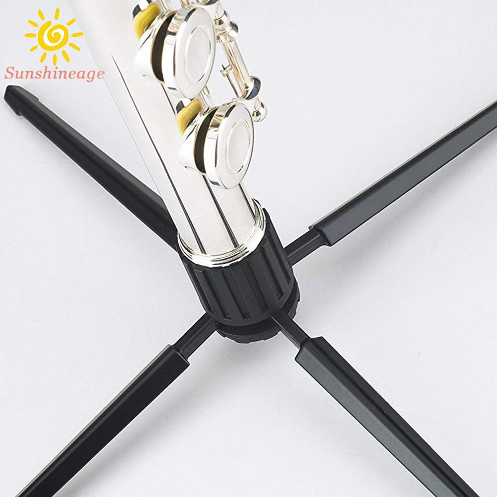 【SUNAGE】Clarinet Stand Flute Stand Foldable Iron+Plastic Base Bracket Clarinet Rest【HOT Fashion】