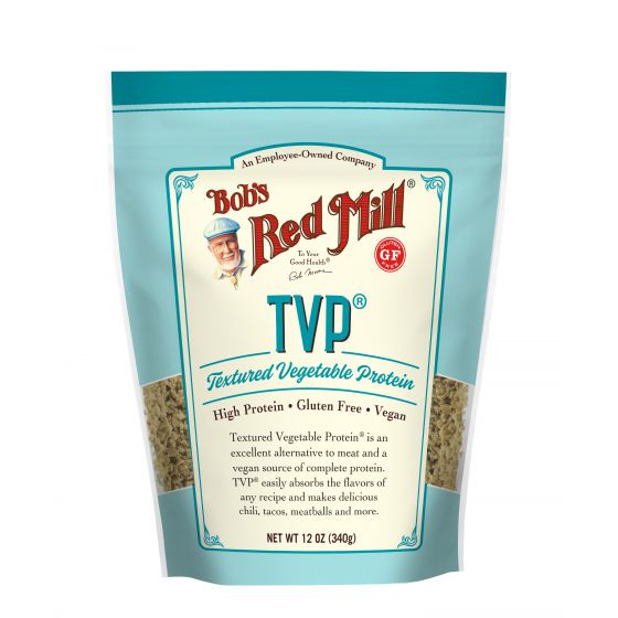 Đạm Thực Vật Không Gluten, Thuần Chay Textured Vegetable Protein TVP Bob's Red Mill, Gói 340g, 12 Oz.