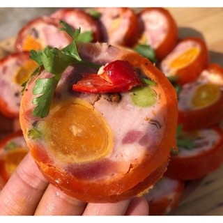 Chả da cam -jambon trứng muối 500gr