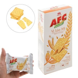 Bánh afc vị lúa mì /vị rau hộp 200g