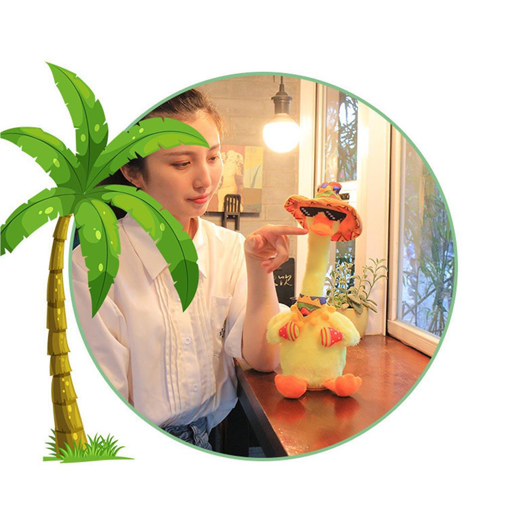 Vịt Nhồi Bông Phát Nhạc Vui Nhộn Dành Cho Bé