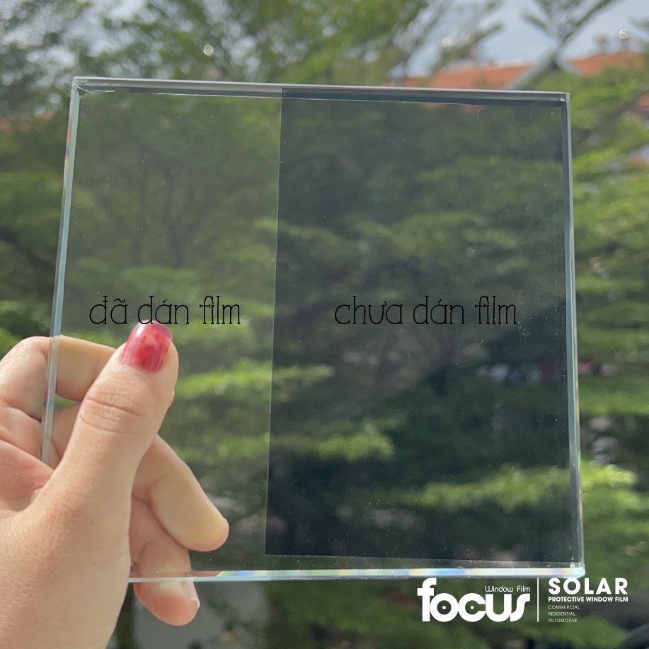 [Focus SM 20] Phim cách nhiệt chống nắng, chống nóng, chống chói - lóa, chống UV cho nhà kính