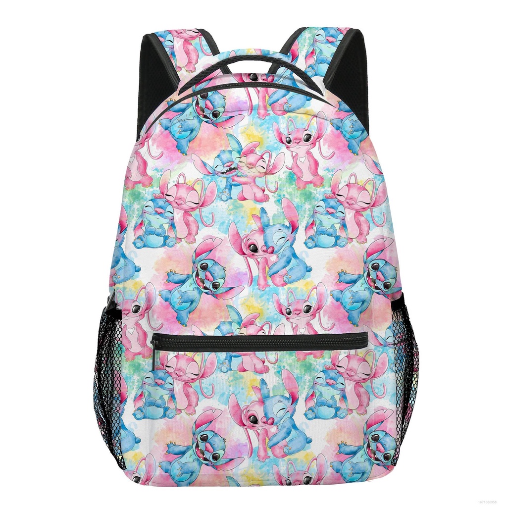 SY1 Stitch Backpack Student School Large Capacity Breathable Printing Fashion Personality Multipurpose Female Bags YS1