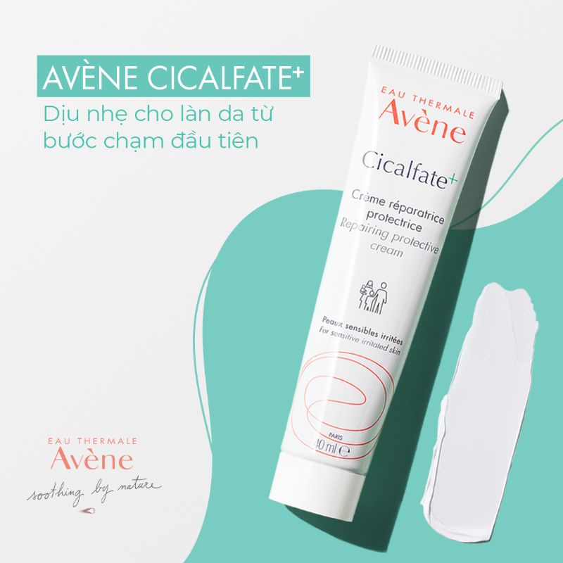 Kem dưỡng Avene giúp phục hồi da Cicalfate+ Repairing Protective Cream phù hợp với cả trẻ sơ sinh