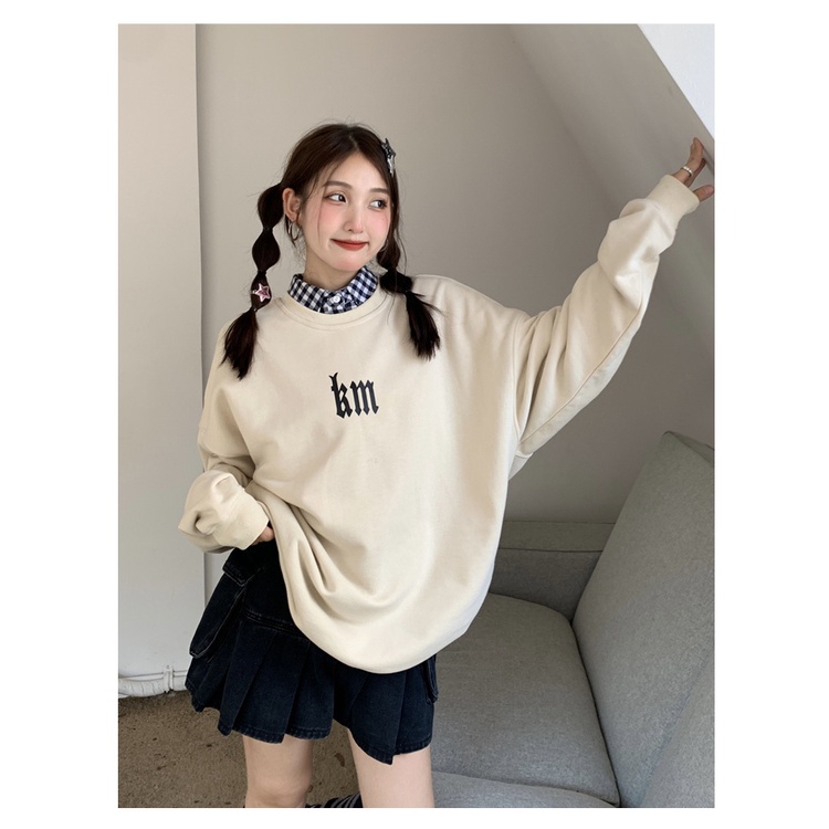 NRVP Áo Thun Nữ Dài Tay 100% Cotton Phong Cách Hàn Quốc Thời Trang Mới 2023