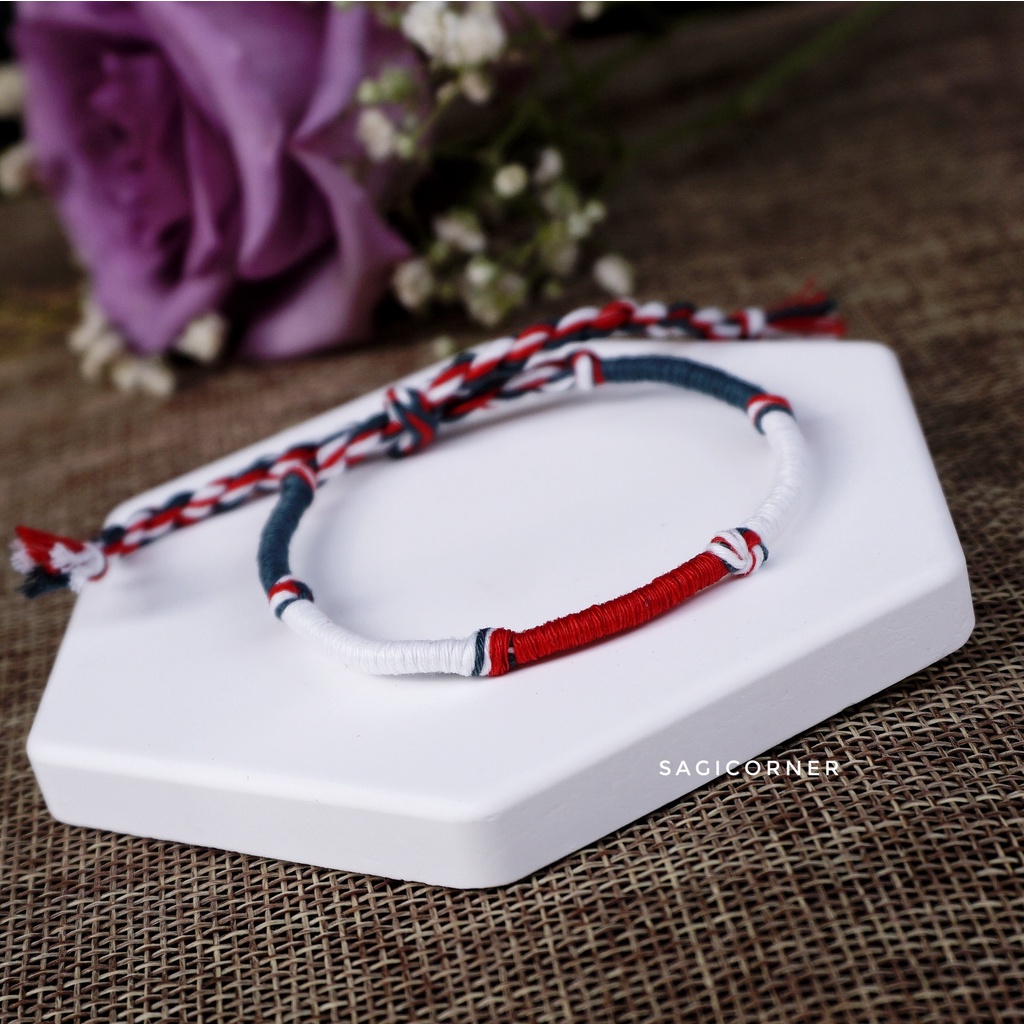 Chap.2 - Vòng tay, chân màu giáng sinh unisex l Wrap bracelet