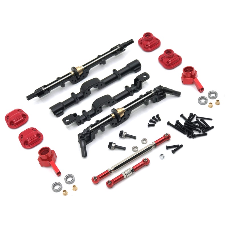 Bộ 2 cầu full kim loại lắp cho xe RC MN99s tỉ lệ 1:12