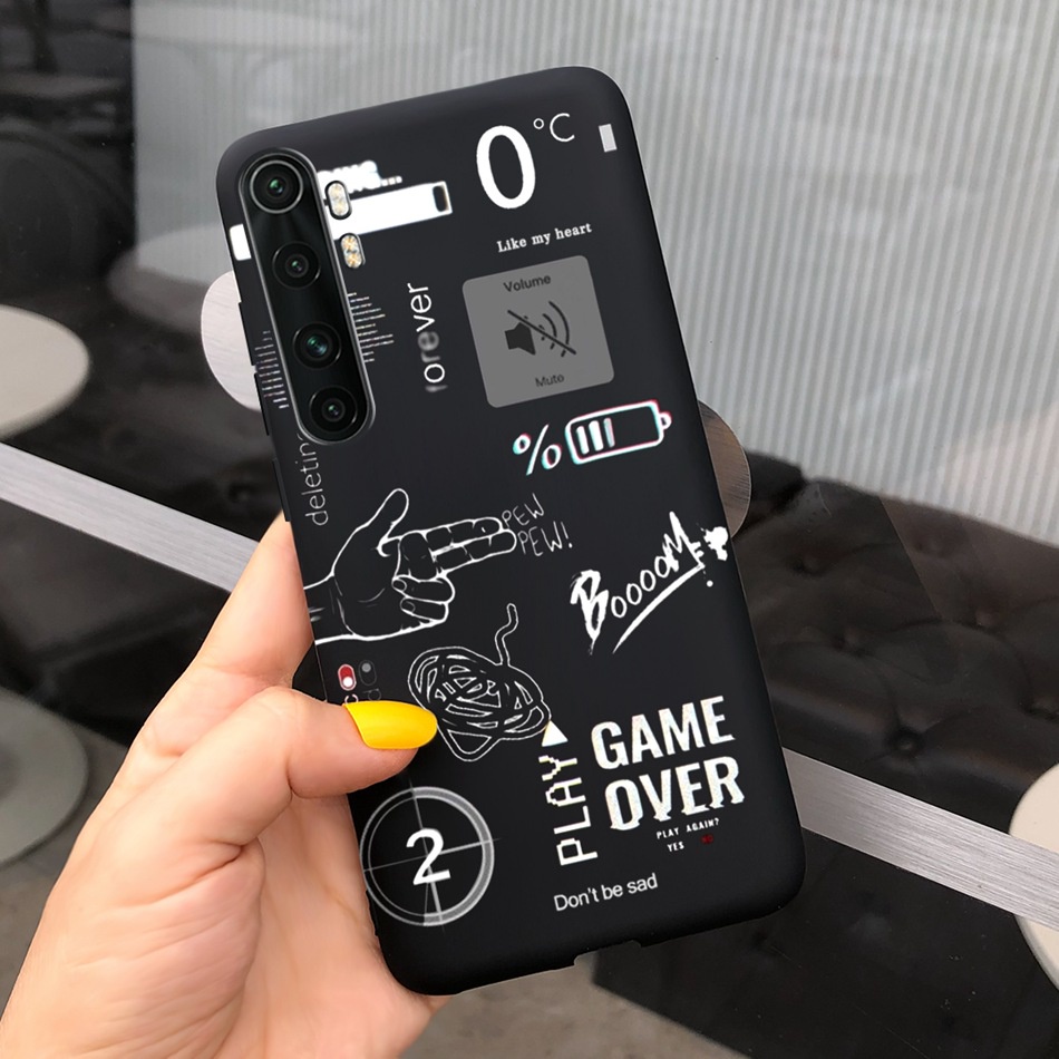 Ốp Điện Thoại TPU Dẻo Họa Tiết Hoạt Hình Dễ Thương Cho Xiaomi MI Note 10 Lite Note10 Pro 10Pro