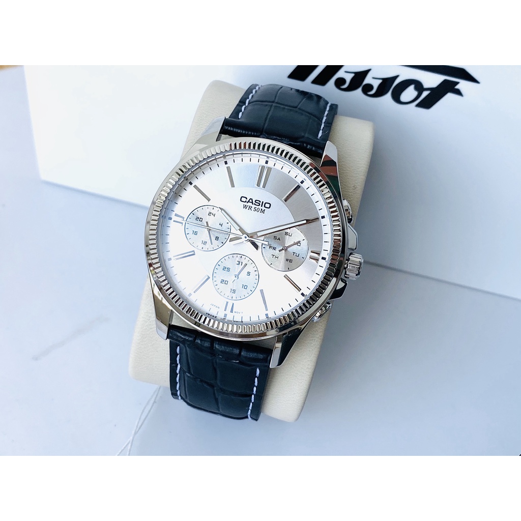 Đồng Hồ Nam CASIO Quartz MTP-1375L Chính Hãng Tặng Dây Da Cao Cấp