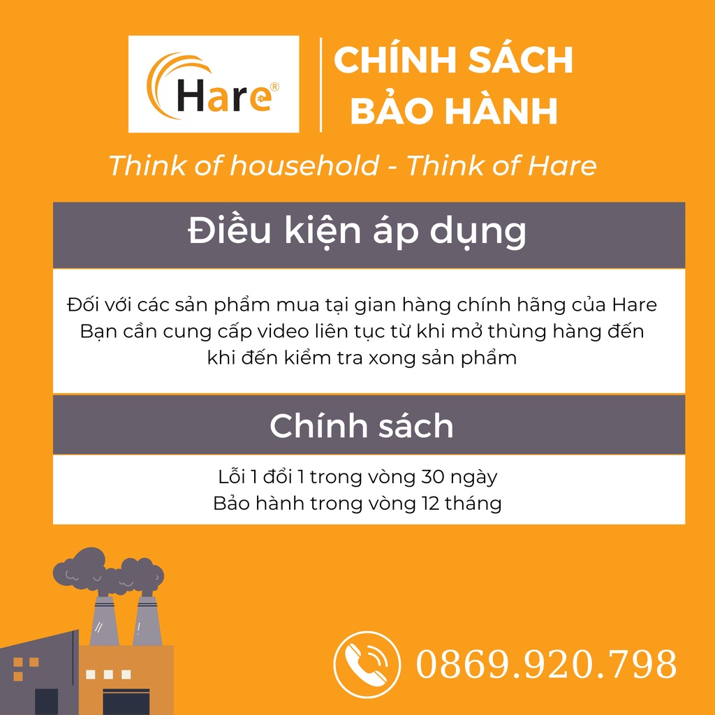 Ấm sắc thuốc tự động - thương hiệu Hare - bảo hành 12 tháng