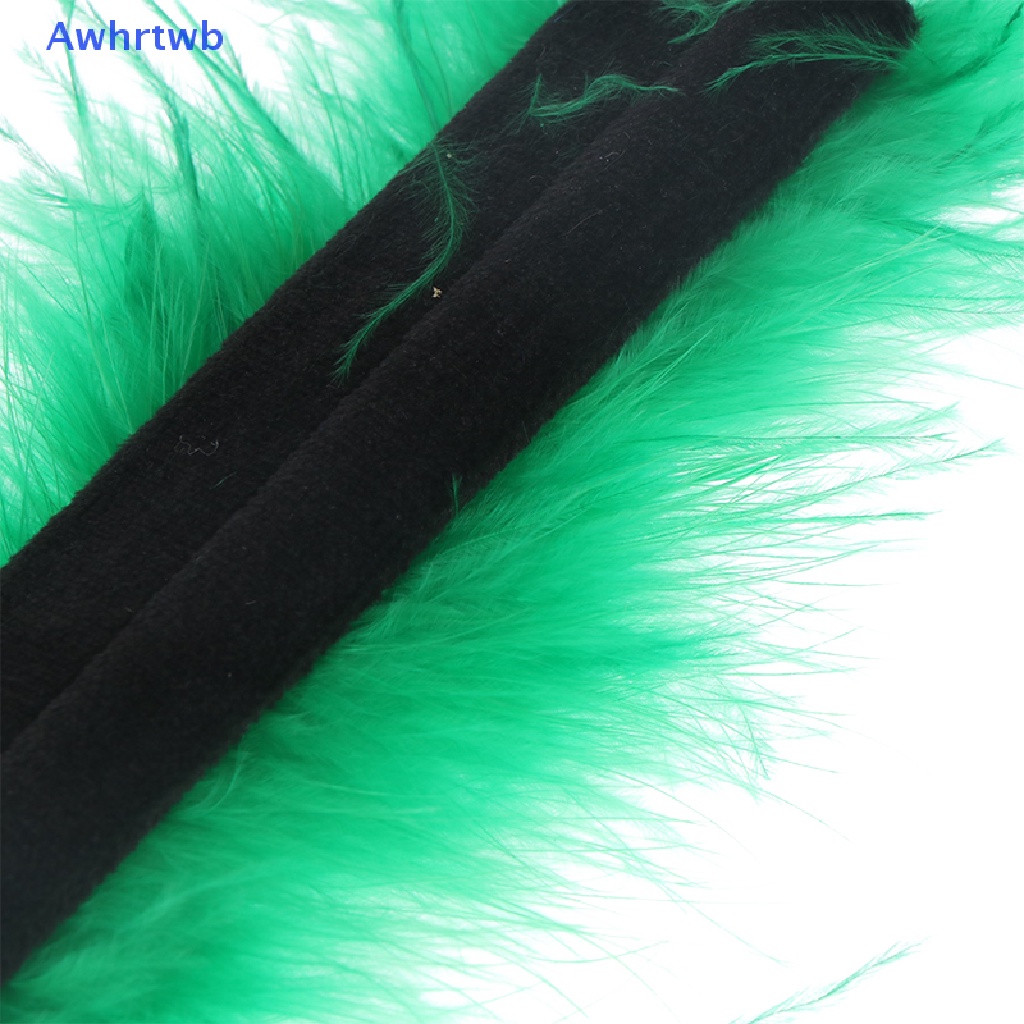 Awhrtwb Lông Đà Điểu Màu Trơn Phối Lông Vũ Phụ Kiện Trang Sức Dự Tiệc Dành Cho Nữ Mới