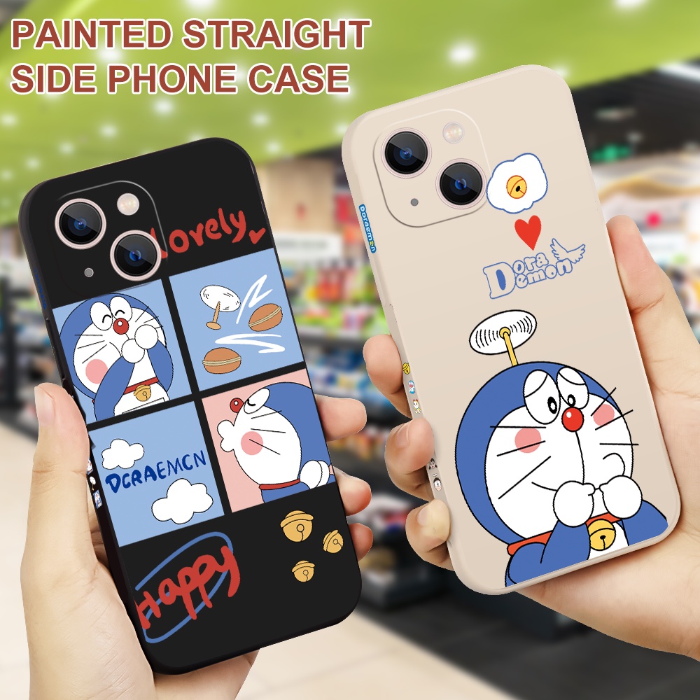Ốp Điện Thoại Silicon Mềm Hình Doraemon Cho iPhone 14 Pro Plus Max 13 12 11 mini Pro Max XS XR X 7 8 SE 6 6S mini Pro
