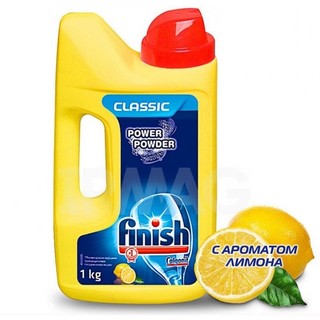Bột Rửa Chén Bát Hương Chanh Finish Power Classic 1.0 kg