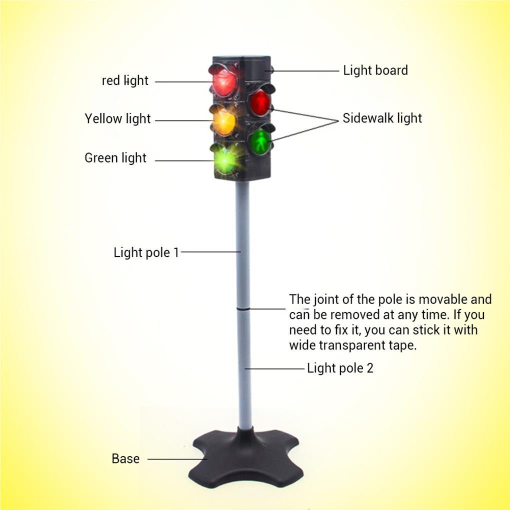 Đồ Chơi Biển Báo Giao Thông Có Đèn Và Âm Thanh 72cm Giáo Dục Sớm Cho Bé