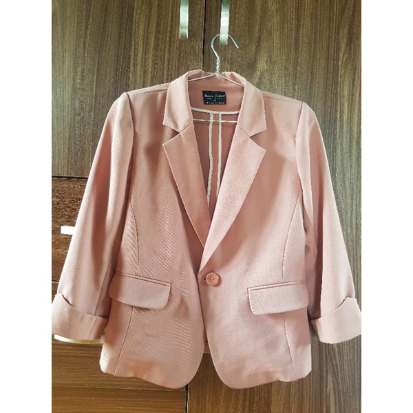 Áo vest màu hồng ruốc Size M