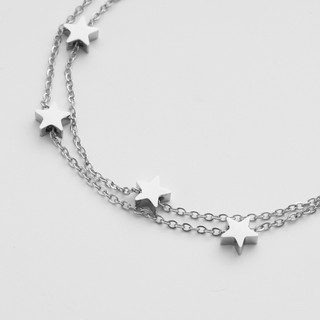 Lắc chân nữ LAMY Five Pointed Star Anklet Silver 9006