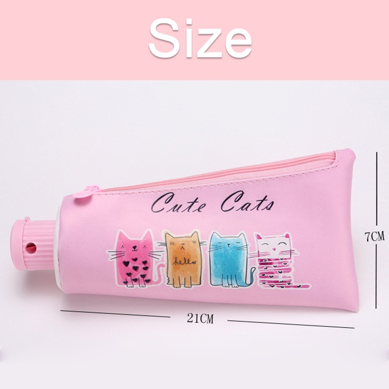 Túi Đựng Bút Hình Kem Đánh Răng Đa Năng Thời Trang Mới Phù Hợp Với Bé Trai Và Bé Gái