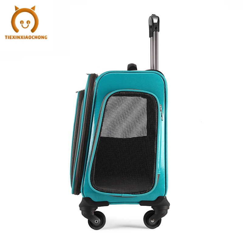 Vali Kéo 59.9cm Không Ồn Thoáng Khí Cho Thú Cưng