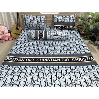 Drap (ga giường) thun lạnh Hàn Quốc cao cấp Bộ 4 món